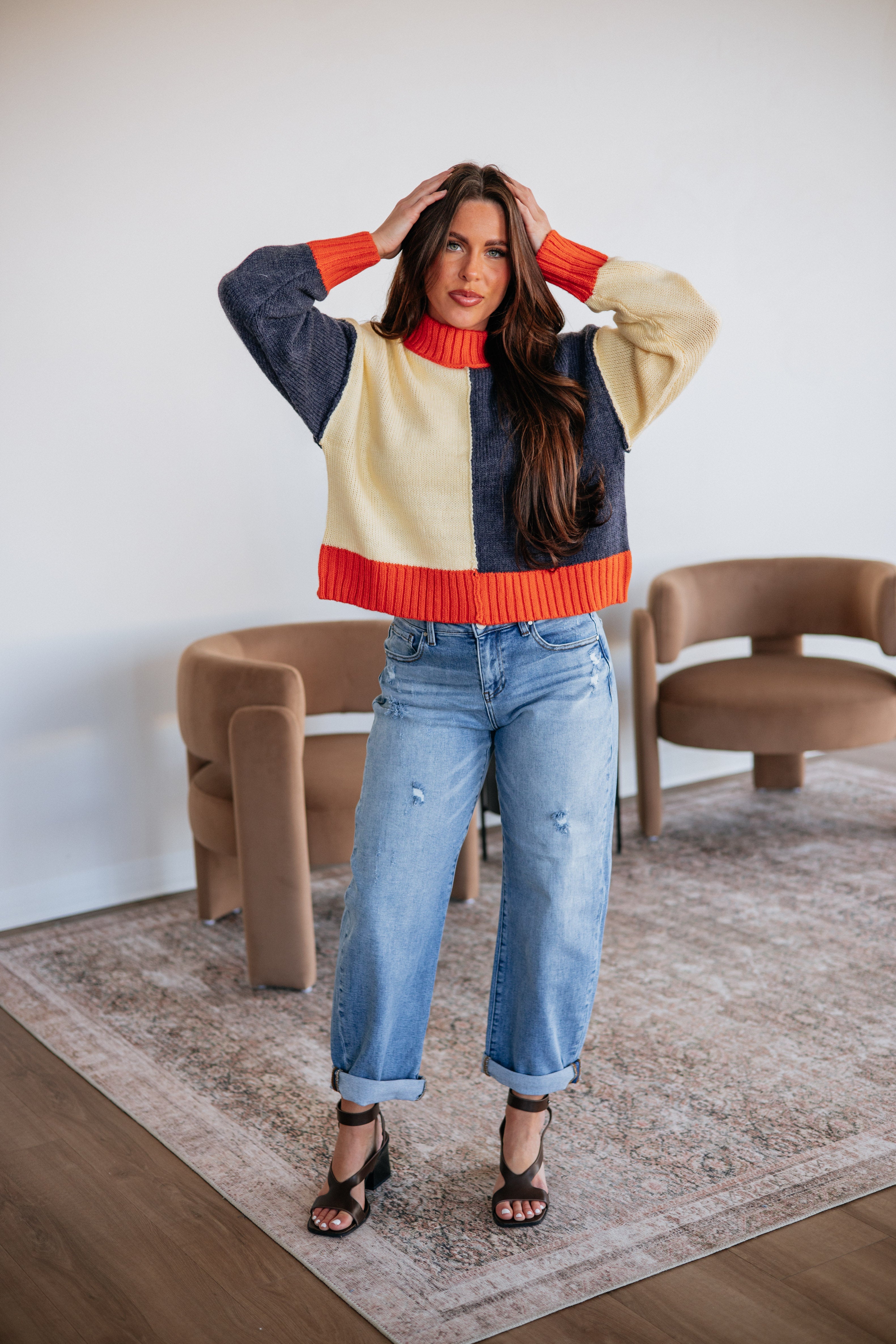 Franny Colorblock Sweater