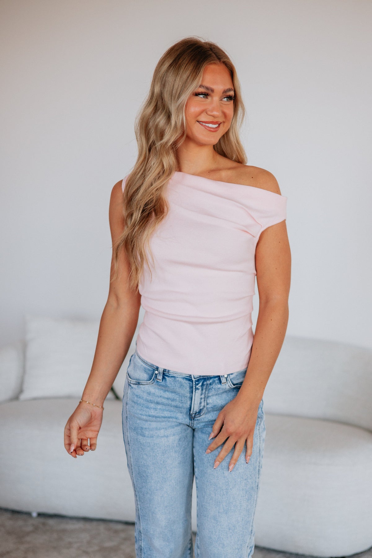 Let It Be Known Top - Baby Pink