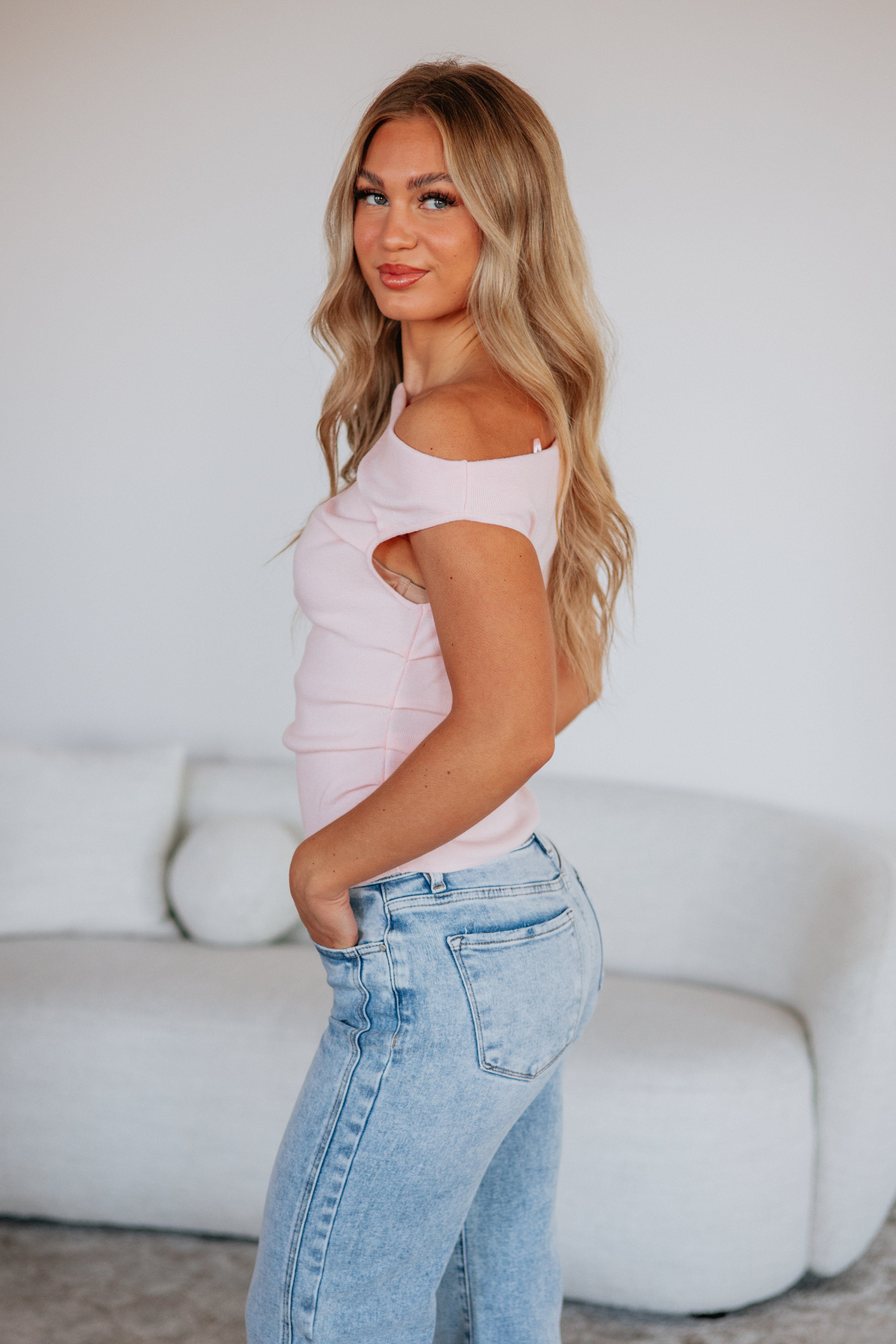 Let It Be Known Top - Baby Pink