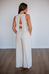 Candra Linen Jumpsuit