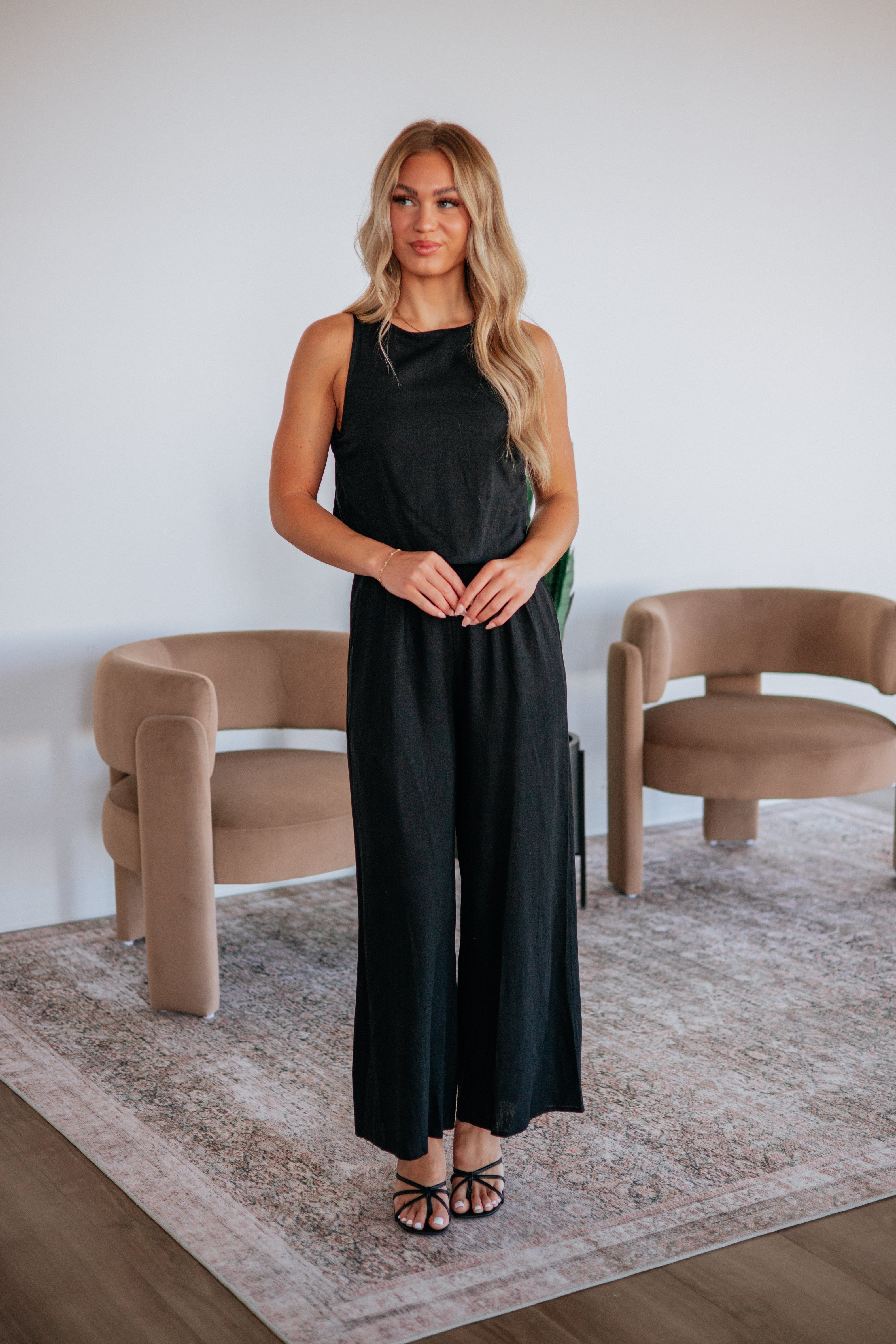 Candra Linen Jumpsuit
