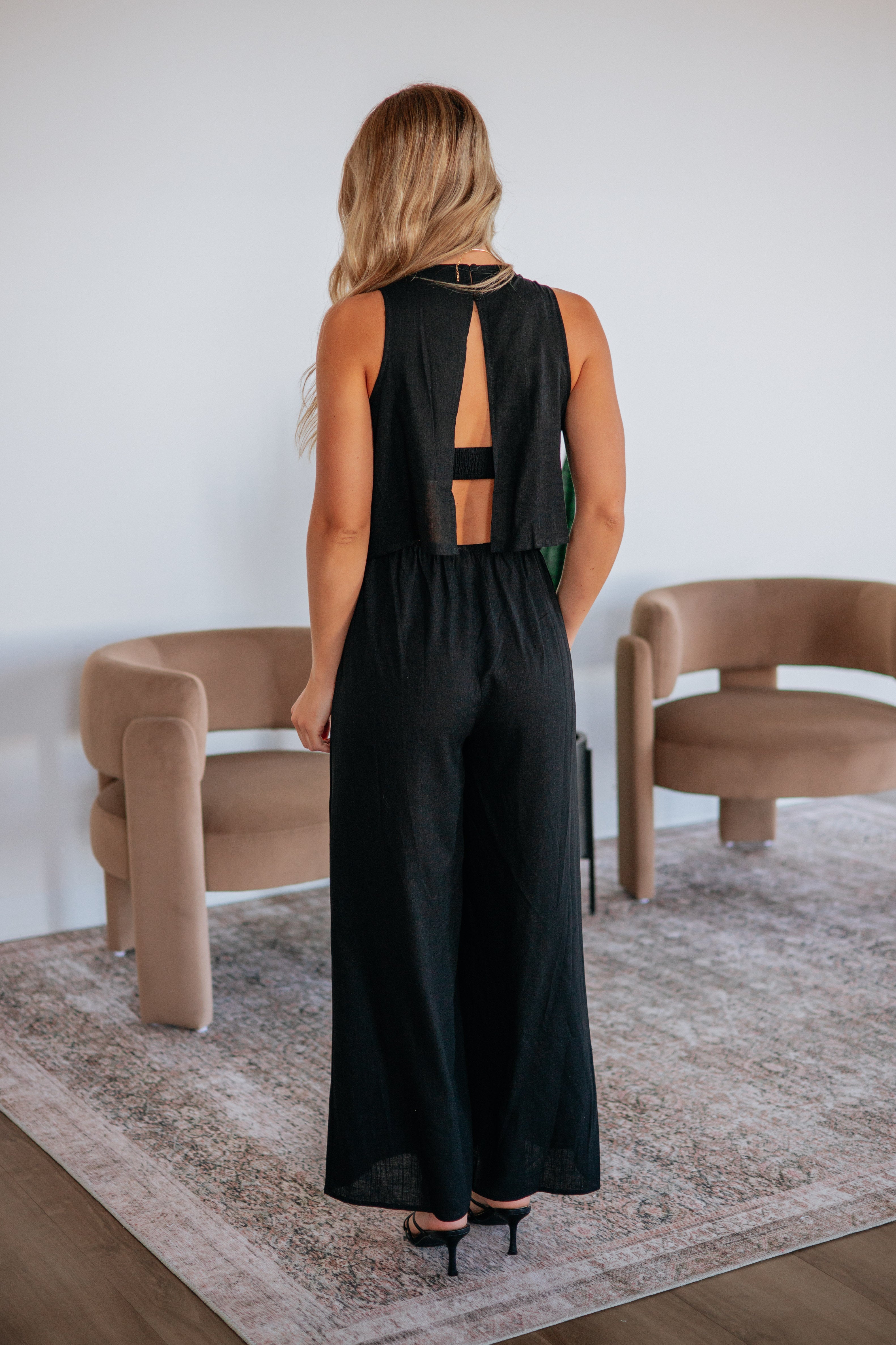 Candra Linen Jumpsuit