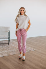 Drea Mica Joggers - Blush