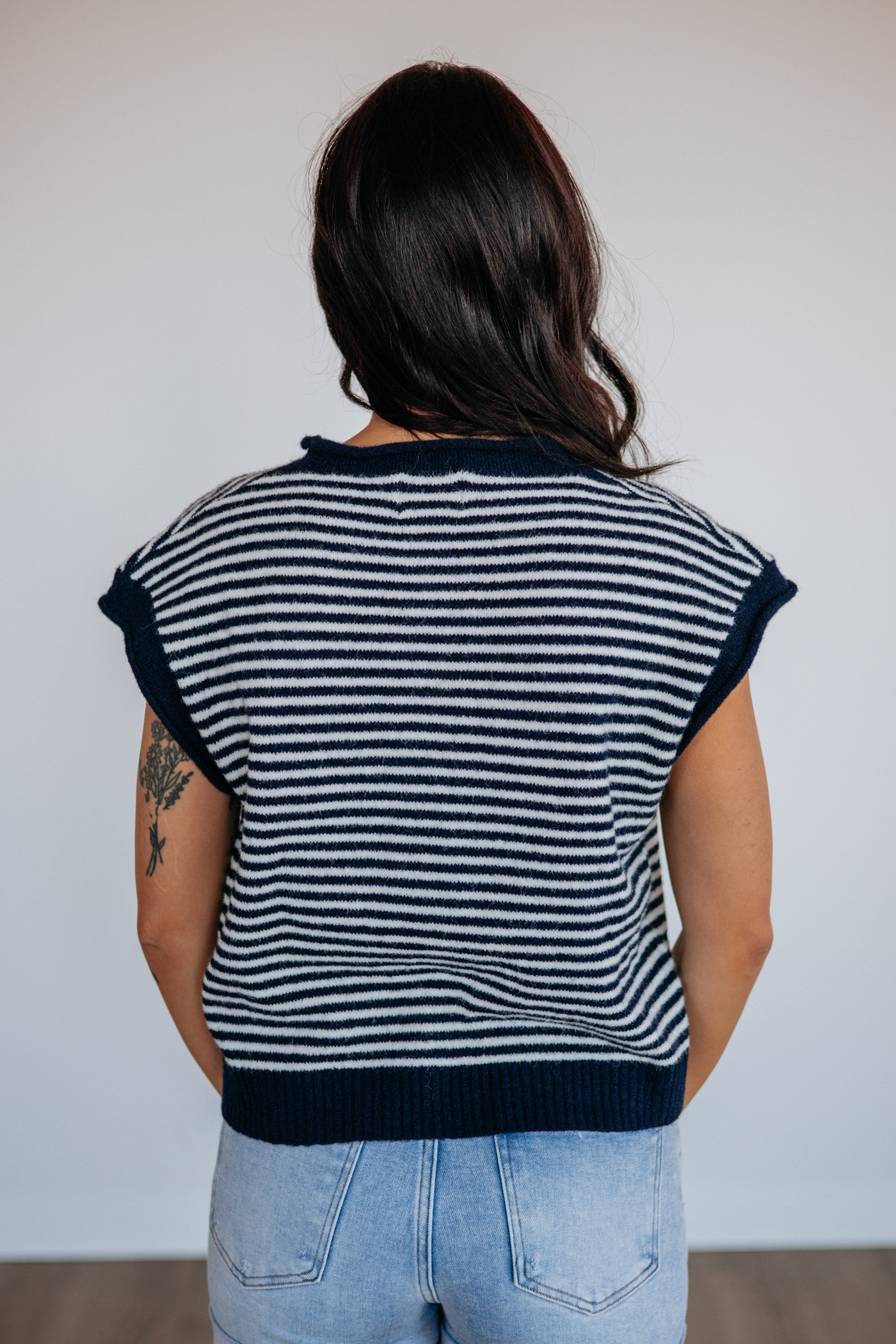 Amelia Striped Cardigan Top