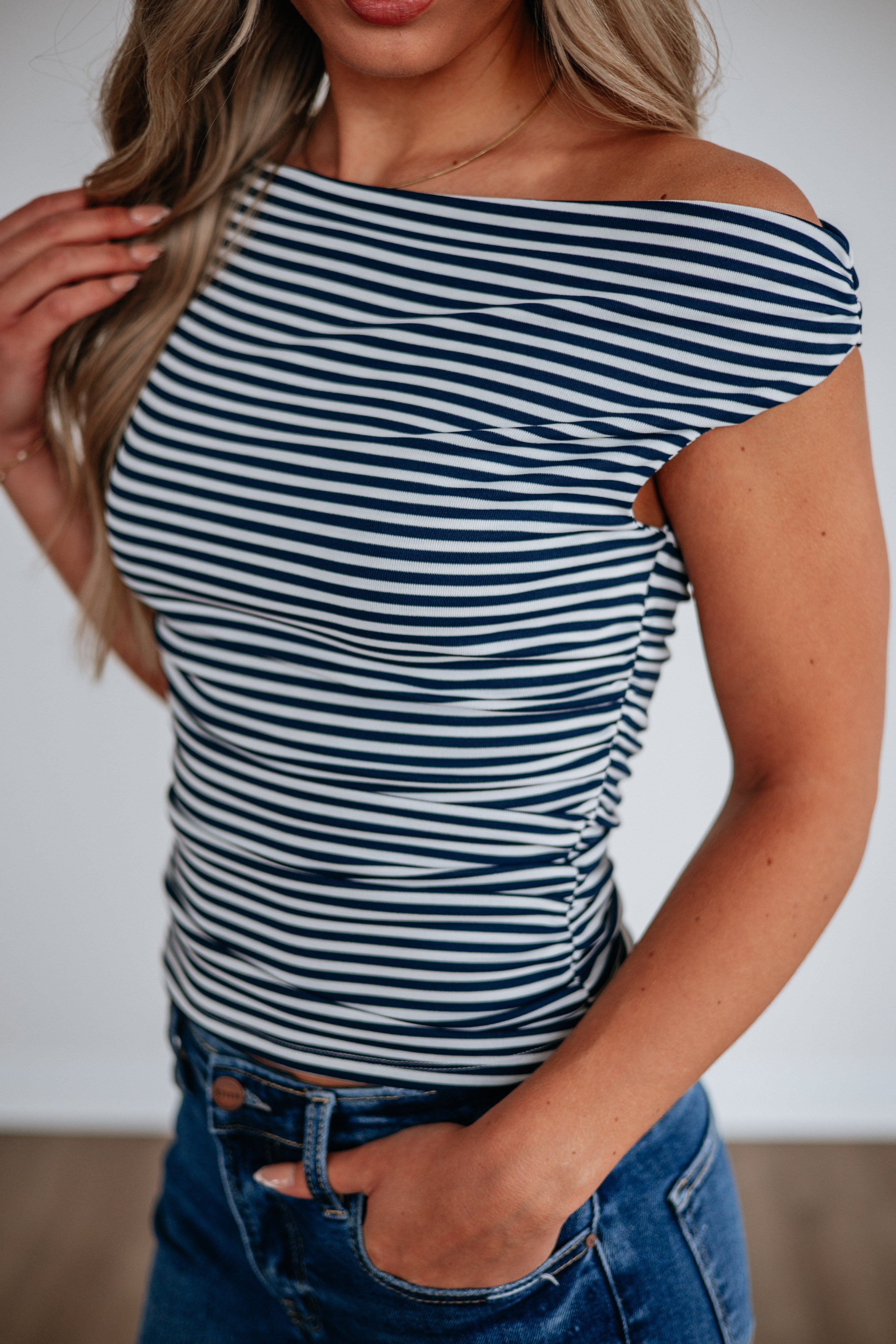 Michaela Striped Top