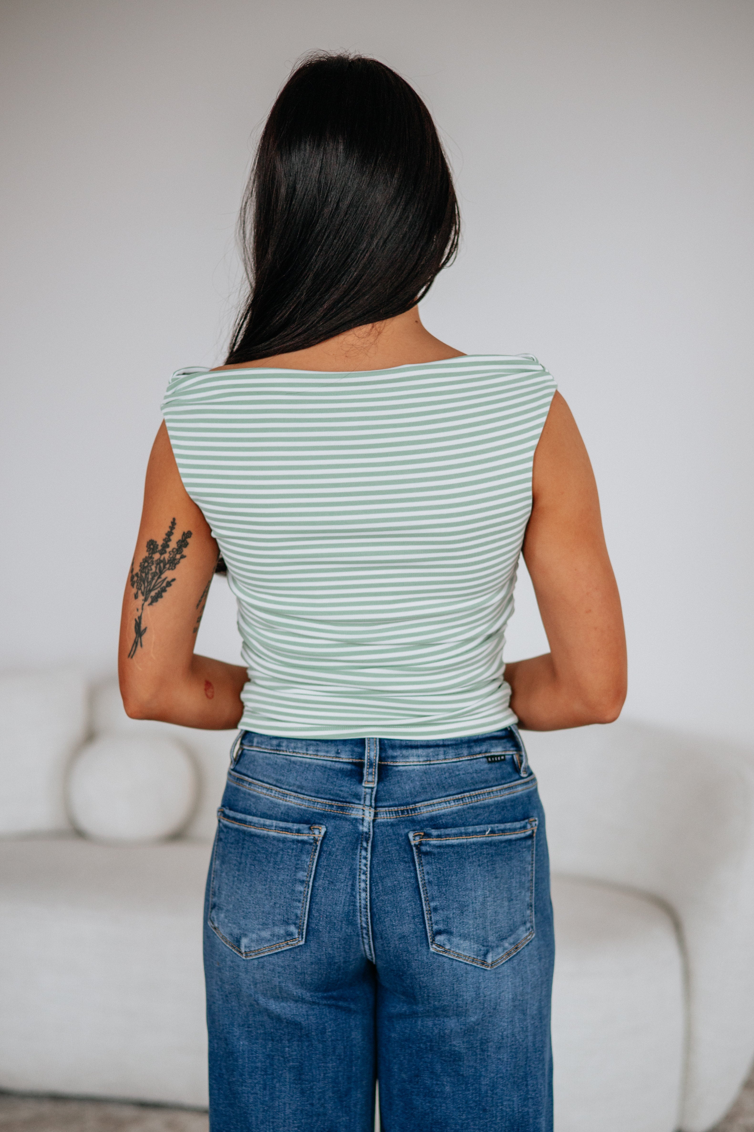 Michaela Striped Top