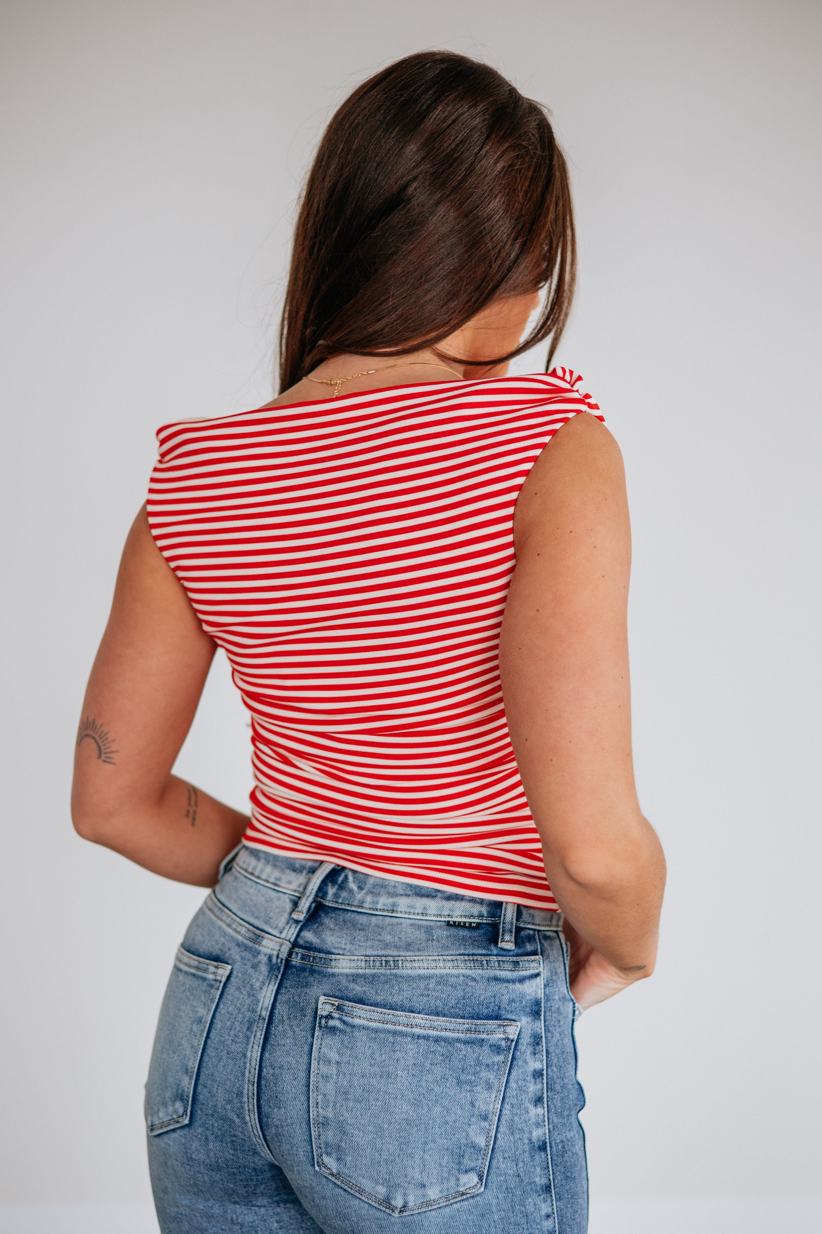 Michaela Striped Top