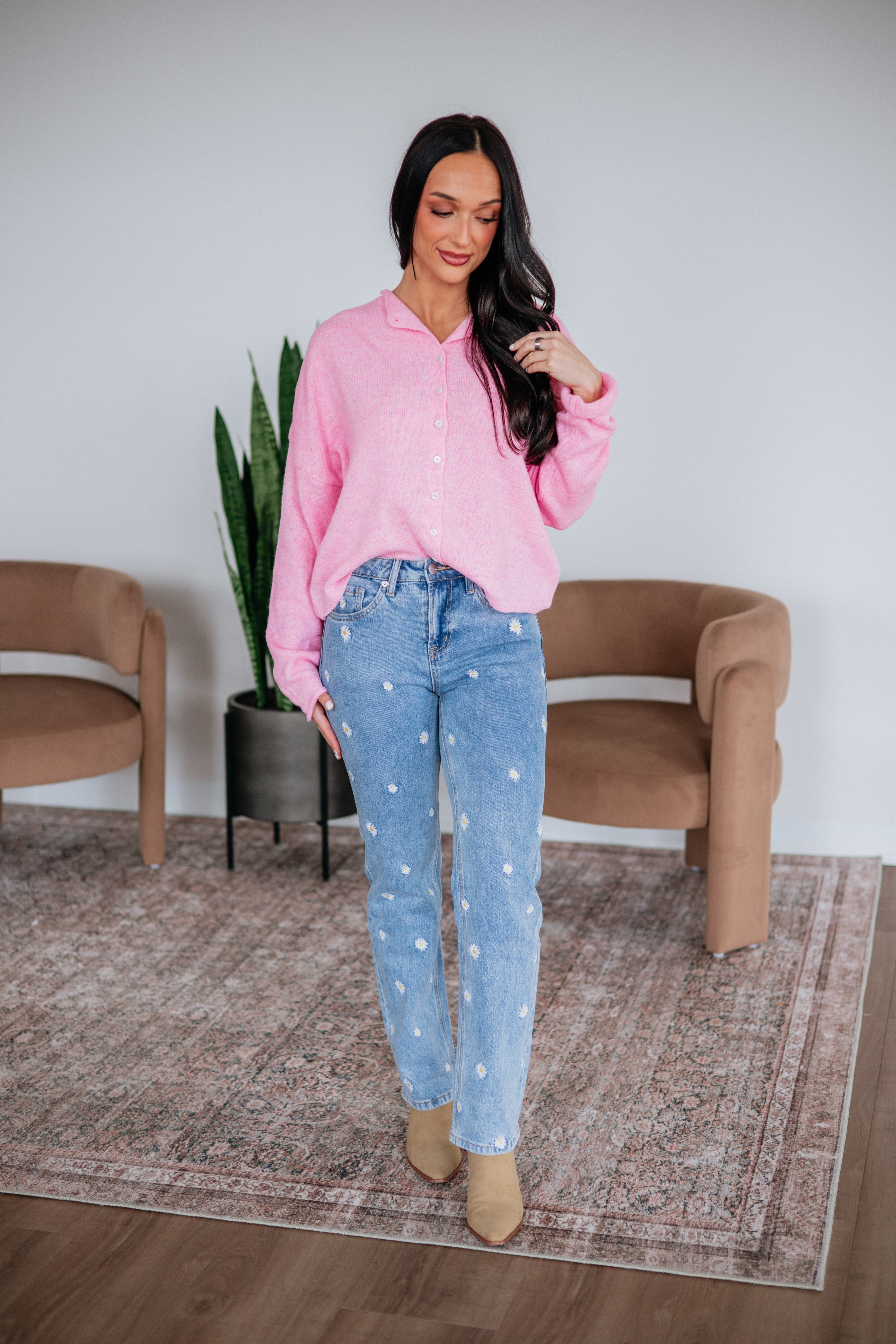 Brooke Cardigan - Cotton Candy