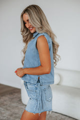 Leighton KanCan Denim Top