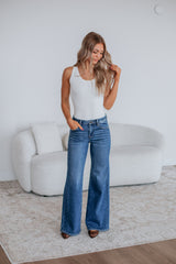 Dulcia Ribbed Bodysuit - Ivory