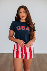 Patriotic Vibes Only Top