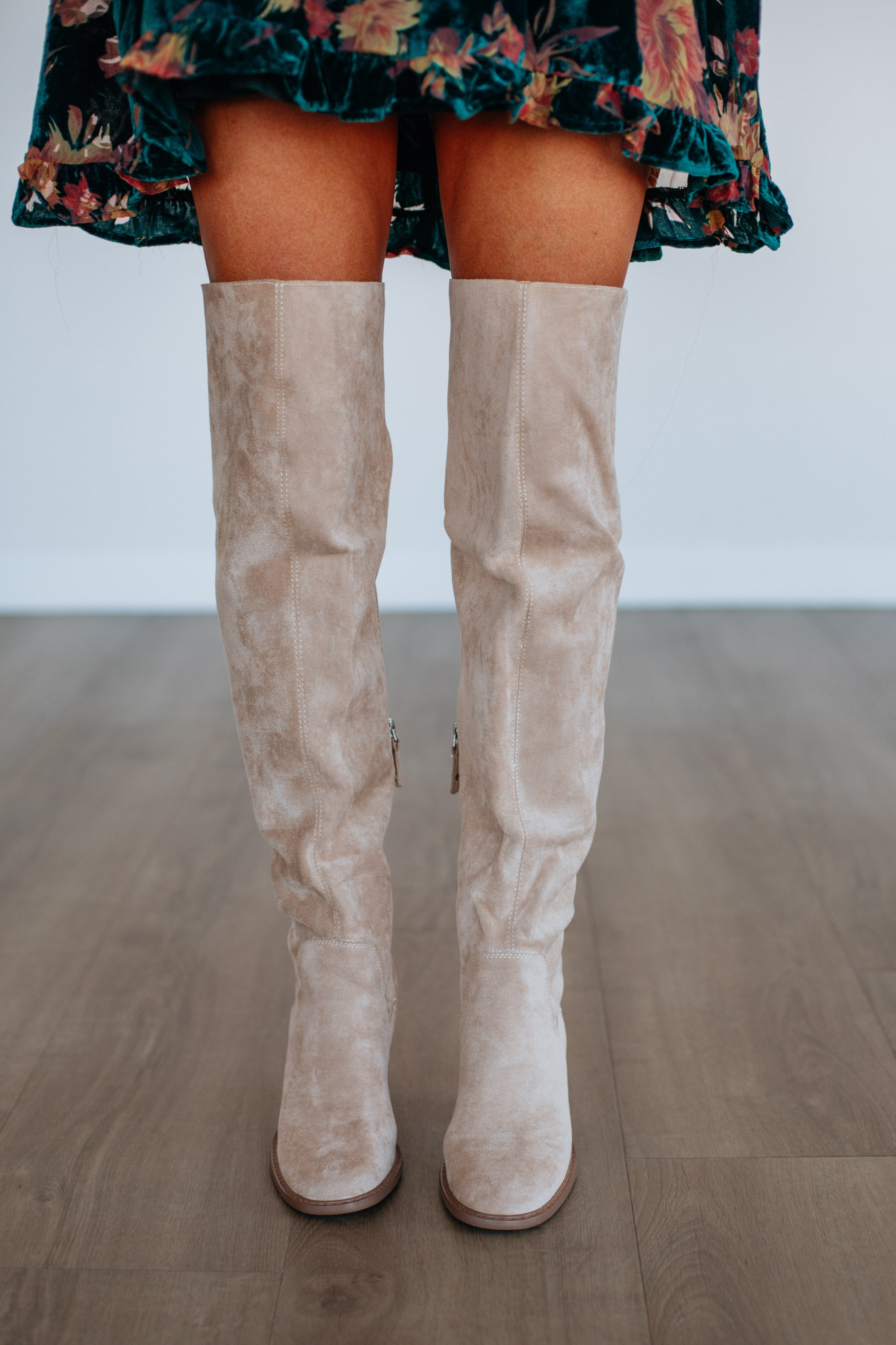 Addressing The Rumors Boots - Beige