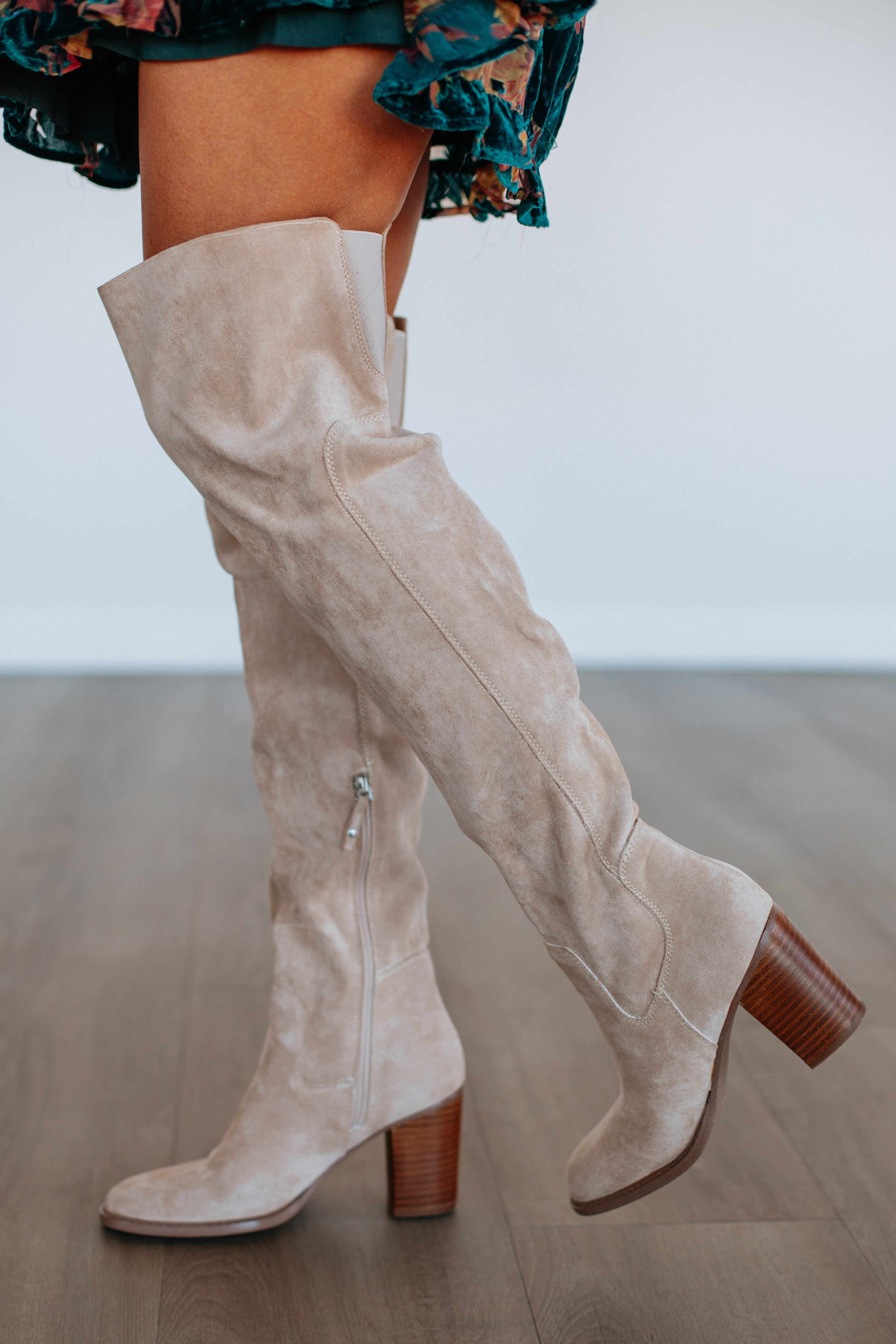 Addressing The Rumors Boots - Beige