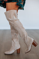 Addressing The Rumors Boots - Beige