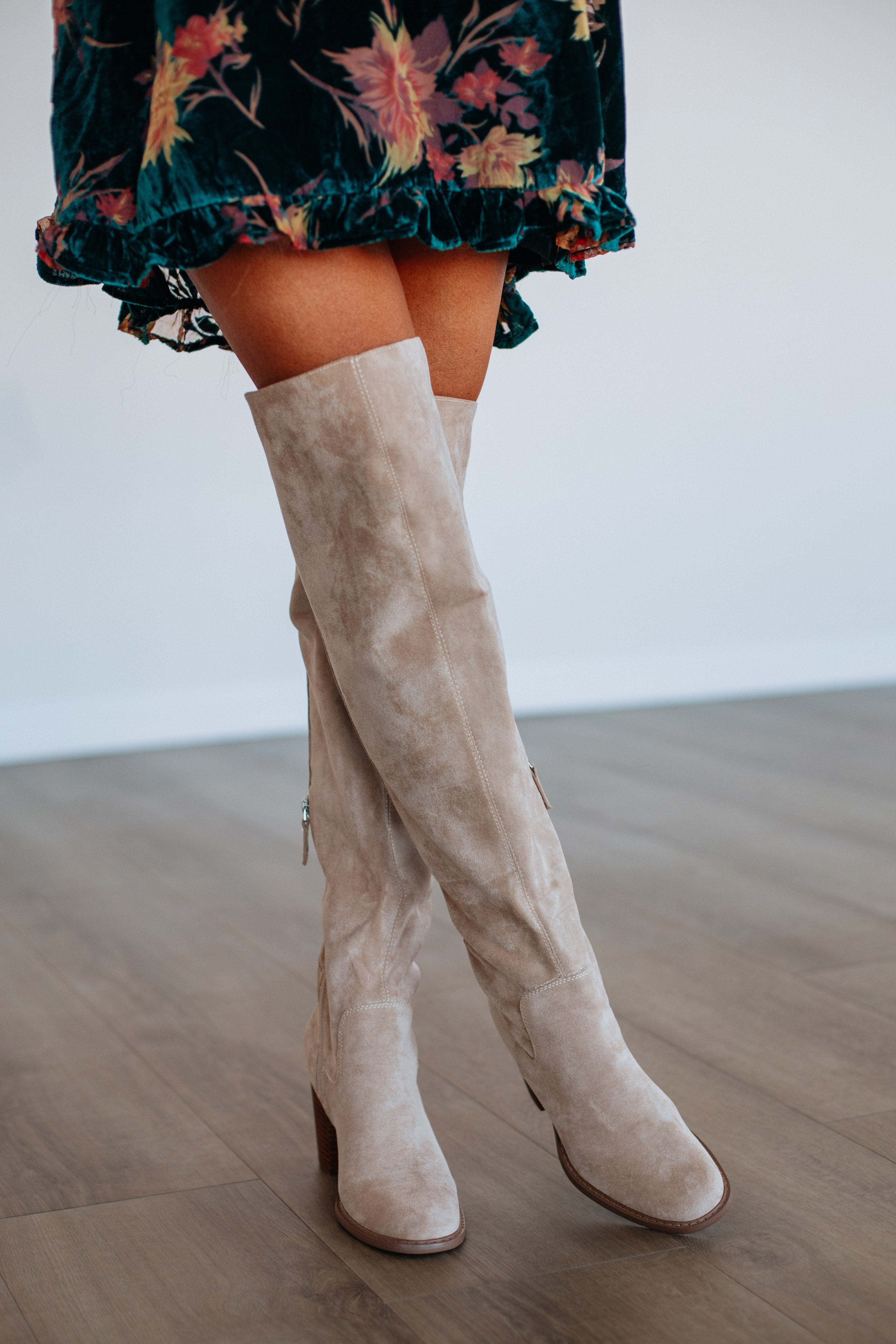 Addressing The Rumors Boots - Beige