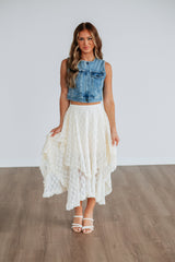 Giselle Lace Midi Skirt