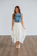 Giselle Lace Midi Skirt