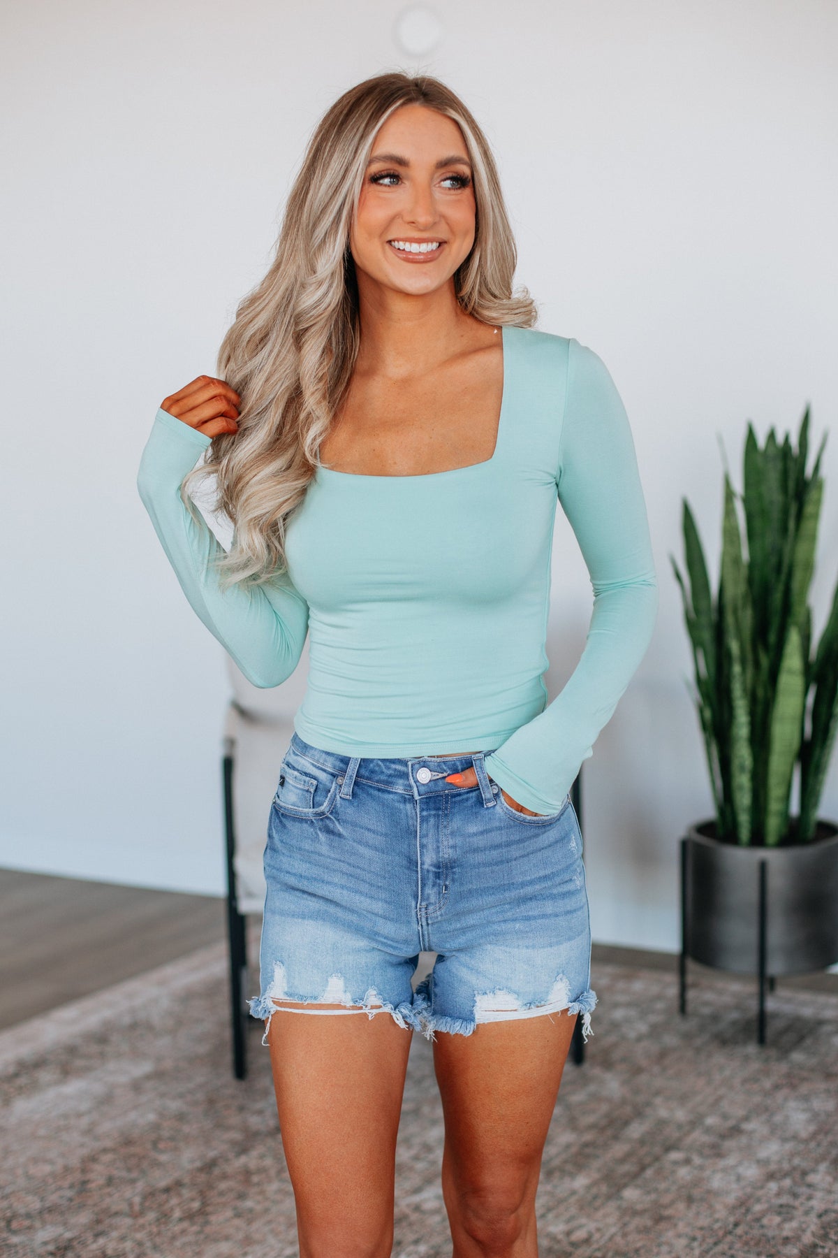 Collyns Basic Top - Mint