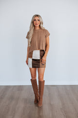 Franca Suede Skirt