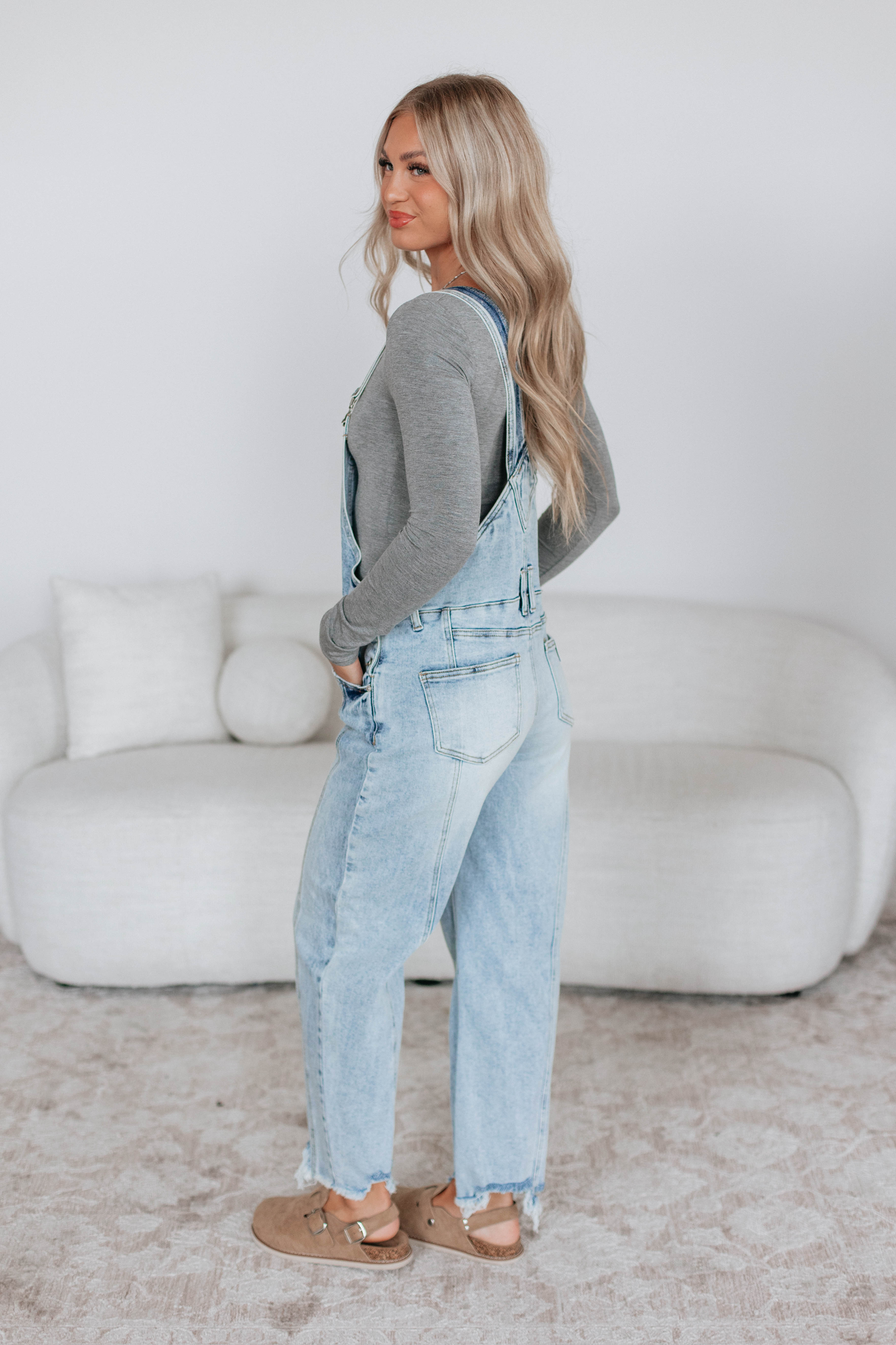 Debby Saige Denim Overalls