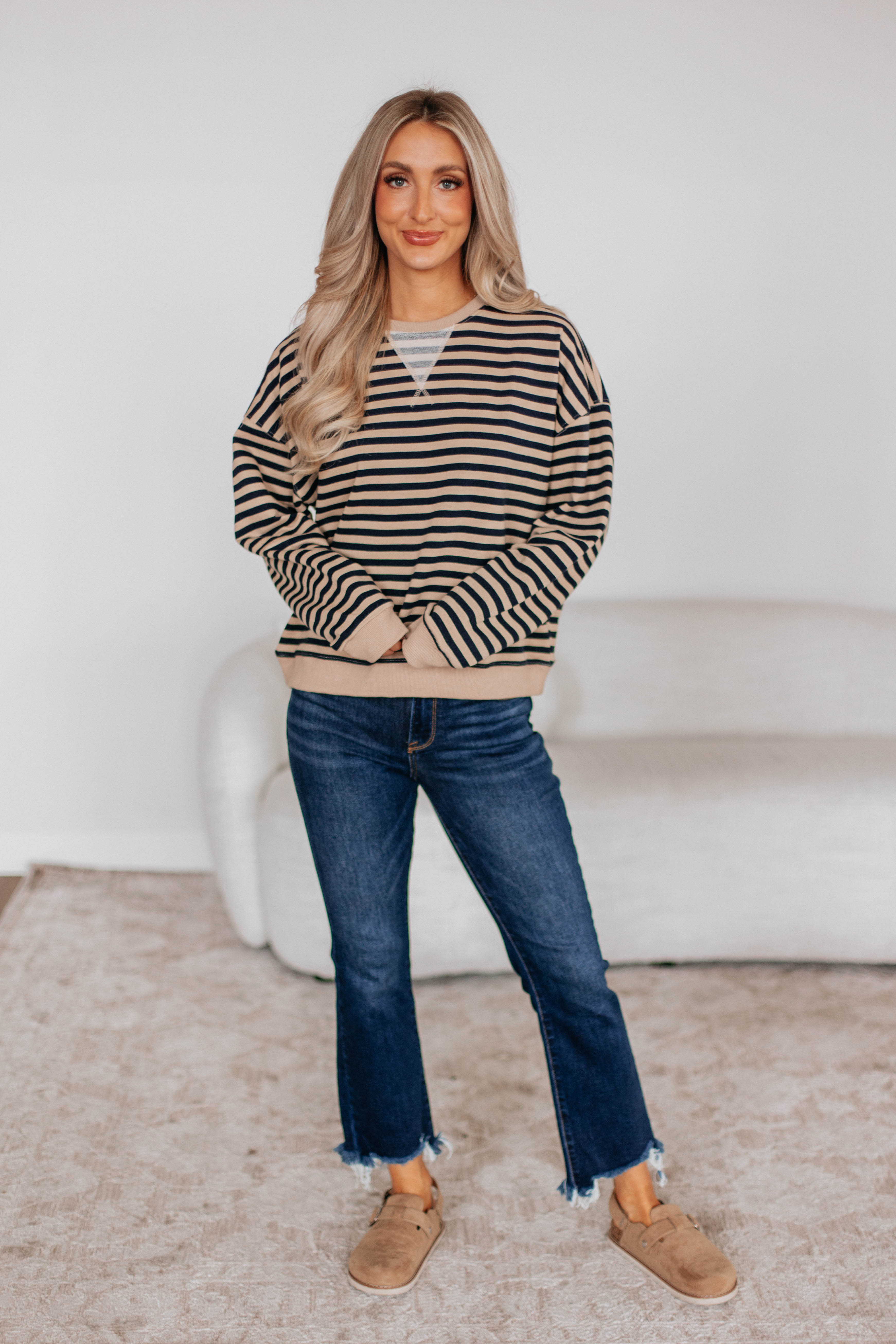 Larson Striped Pullover