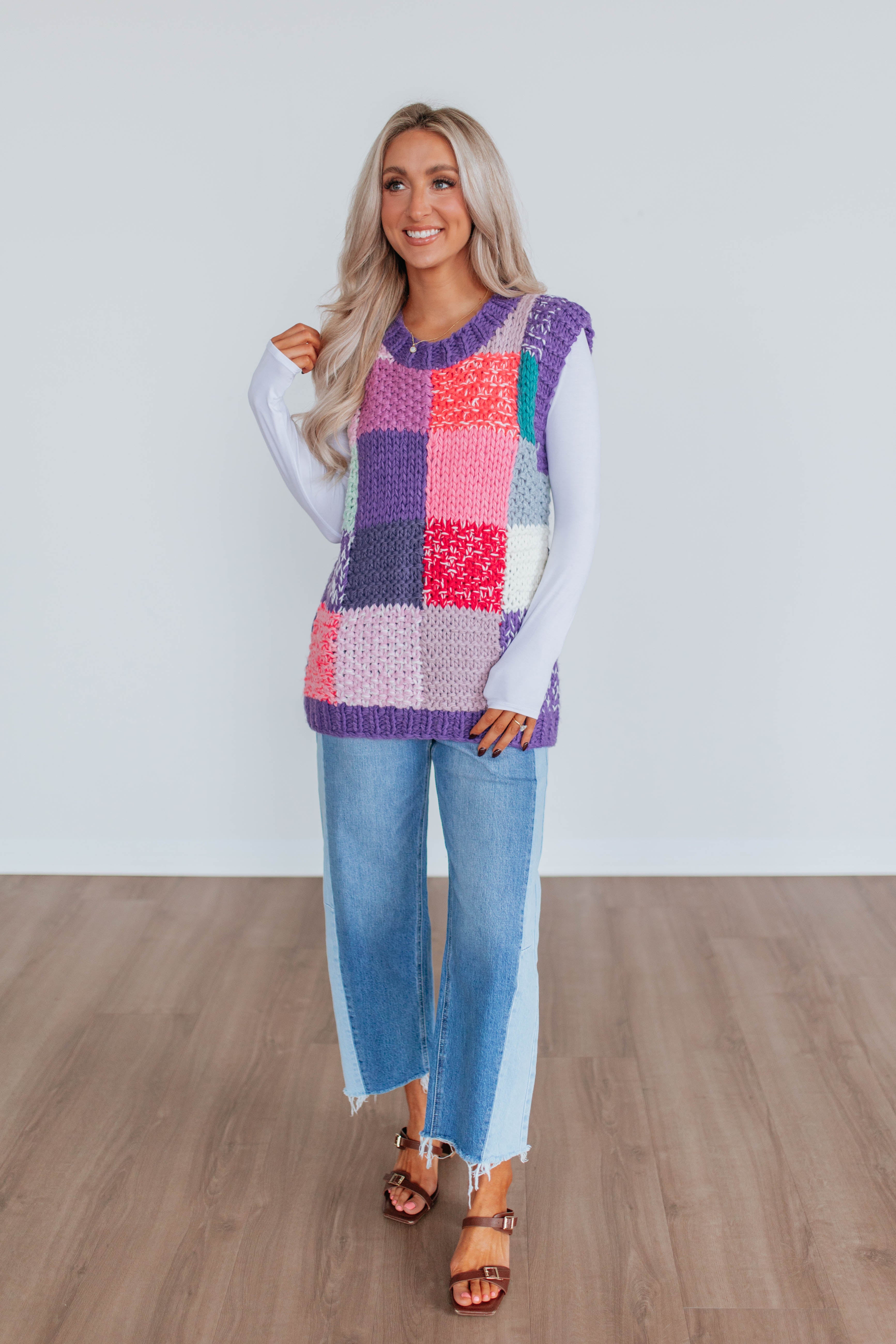 Daphnie Patchwork Vest