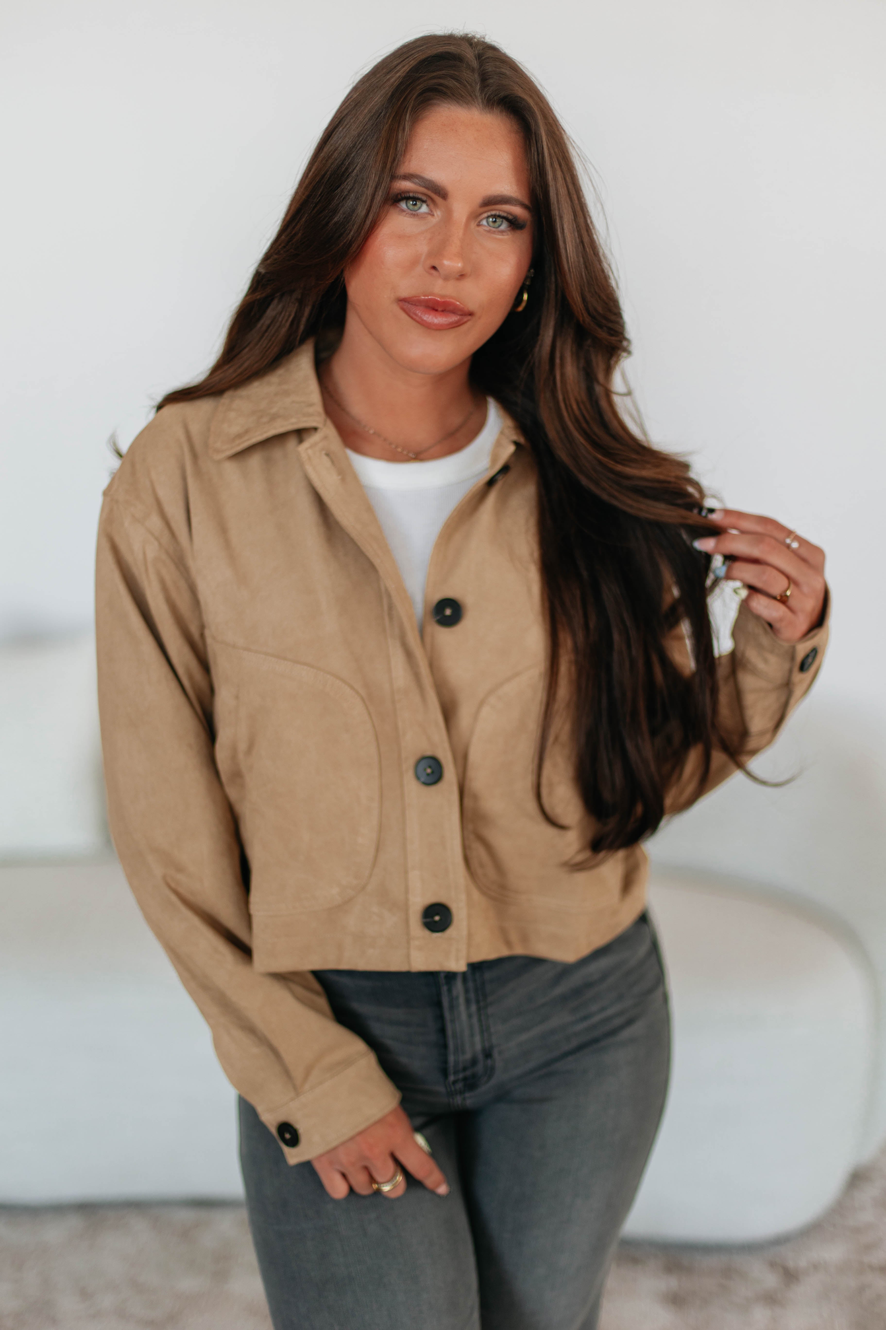 Leana Suede Jacket