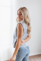 Lyndon Sweater Vest - Powder Blue