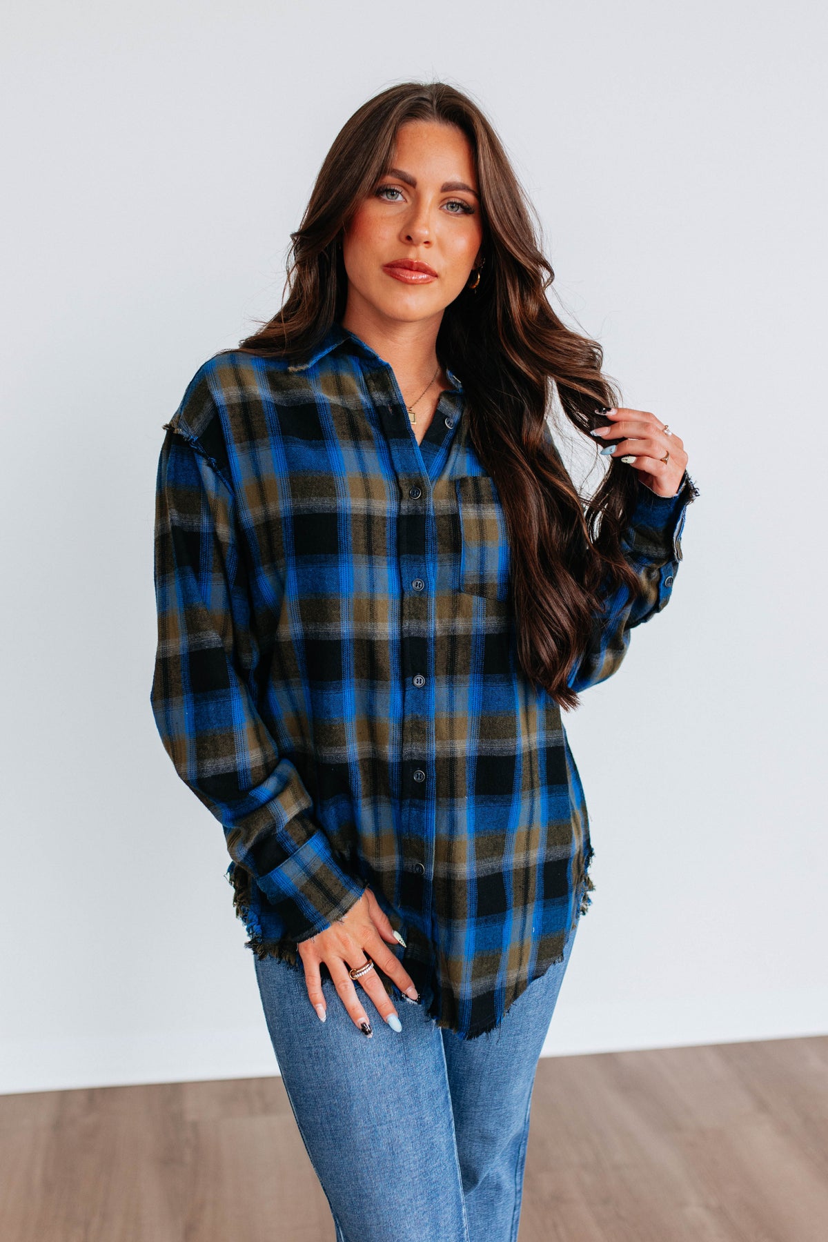 Reed Flannel Top