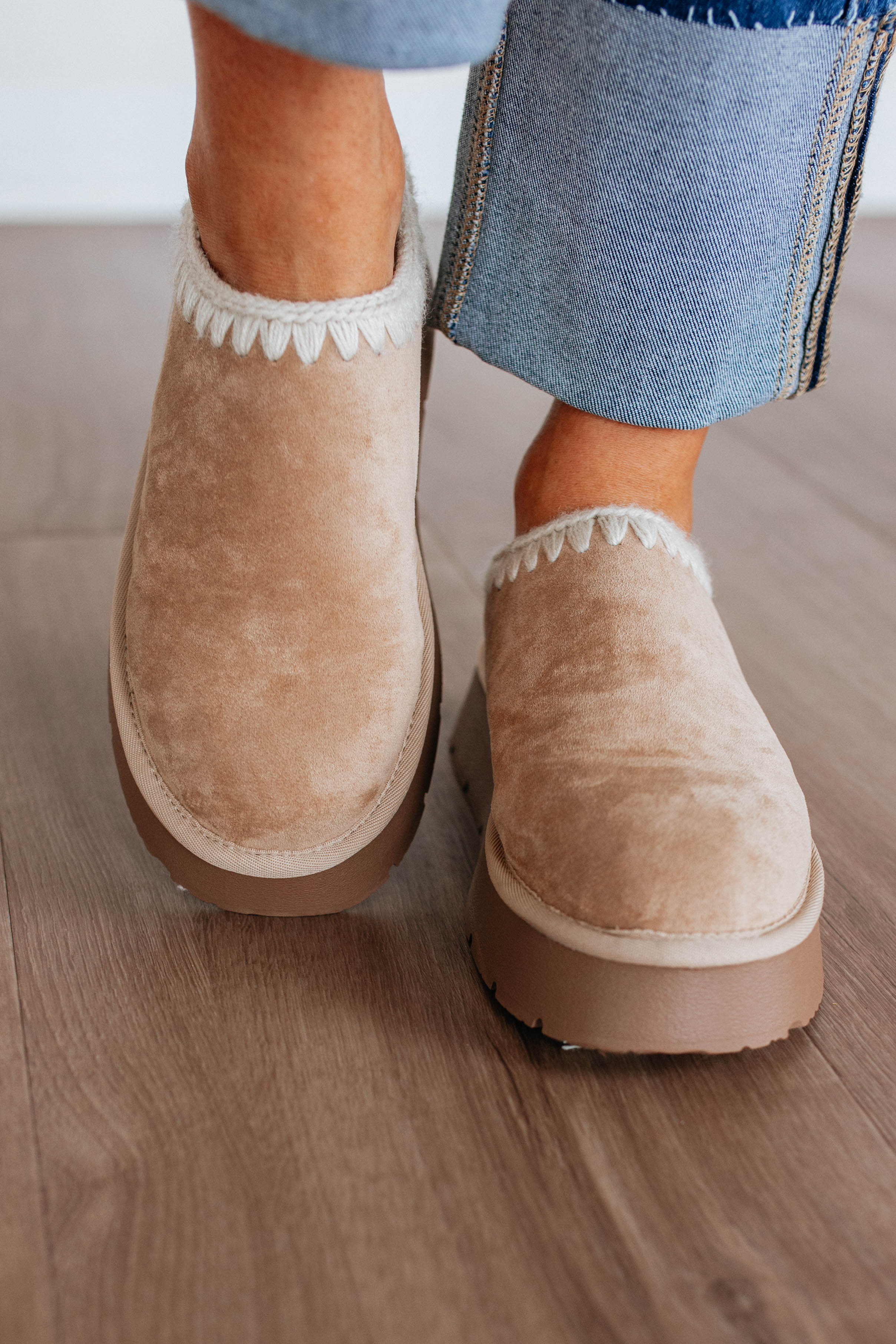 Tread Softly Platform Slippers