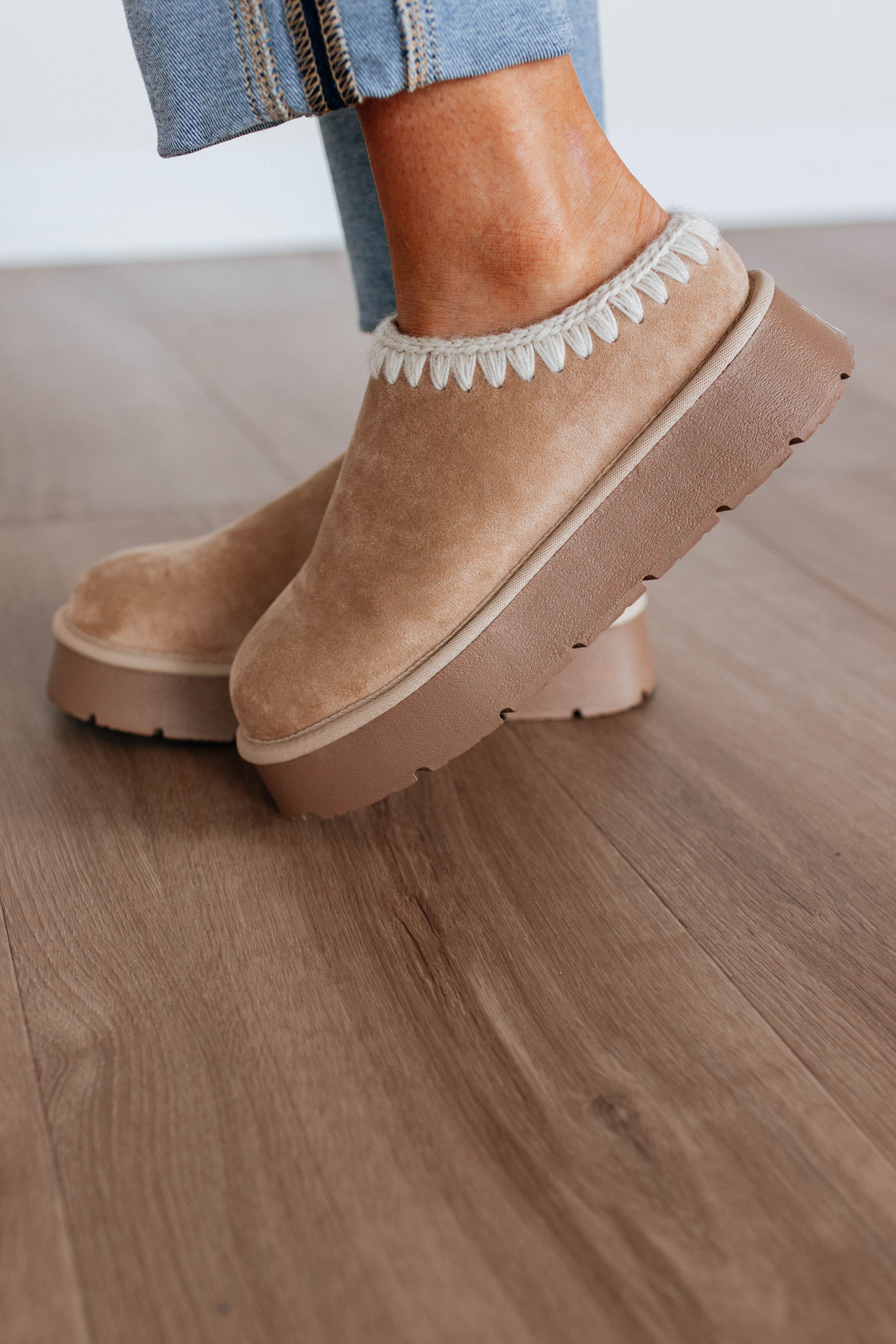 Tread Softly Platform Slippers