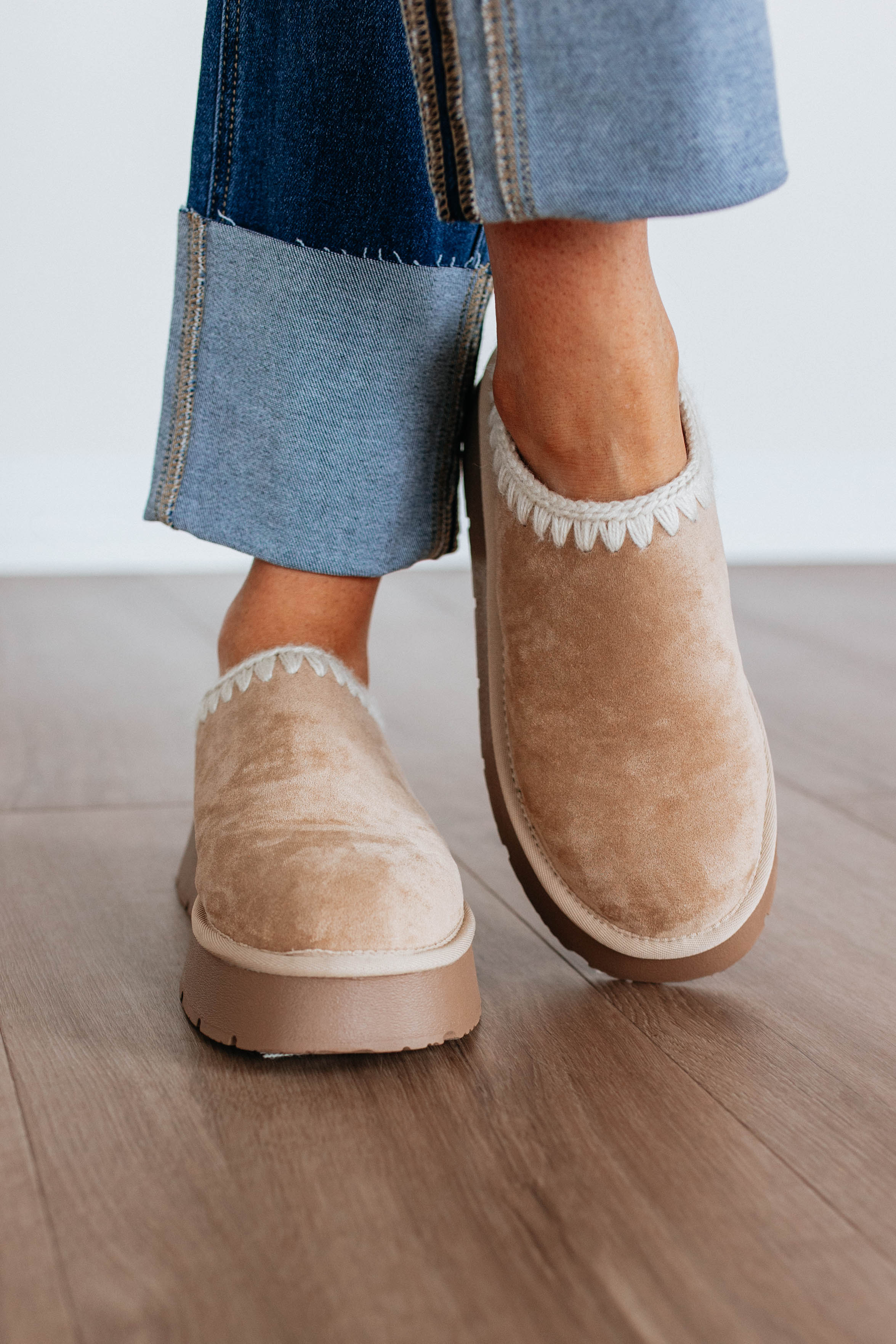 Tread Softly Platform Slippers