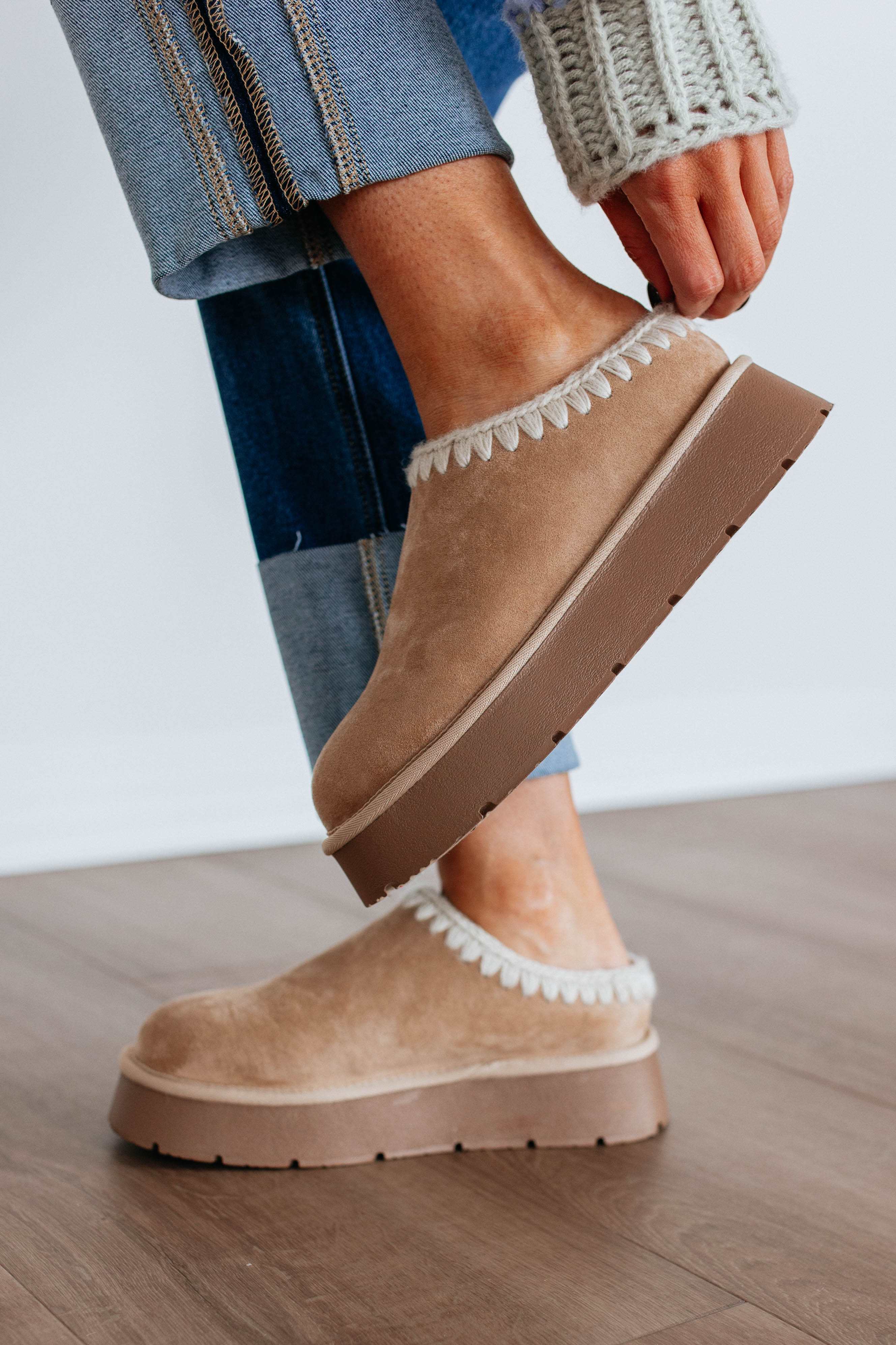 Tread Softly Platform Slippers