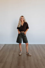 Blaise Leopard Shorts