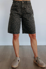 Blaise Leopard Shorts