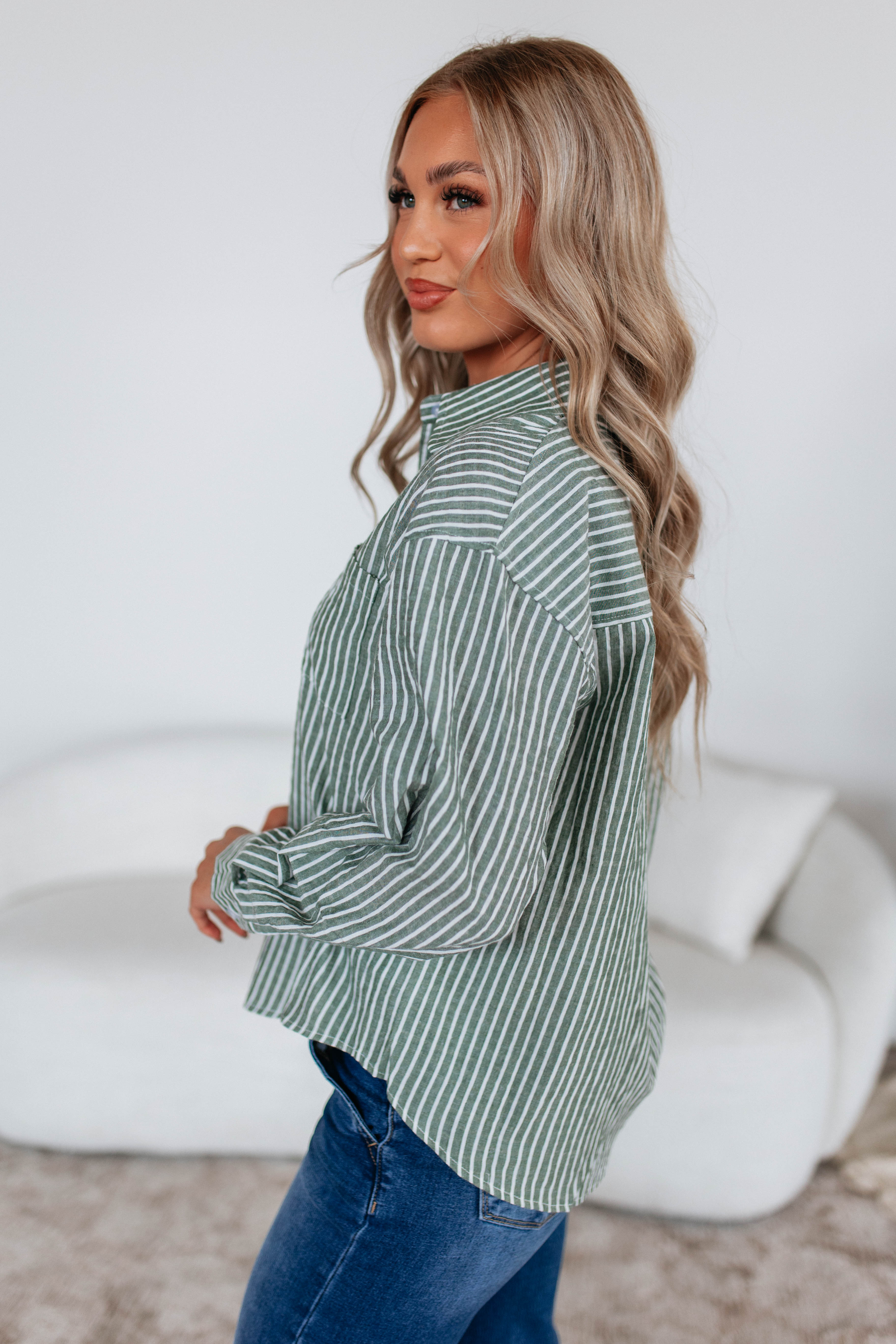 Edison Striped Button Down