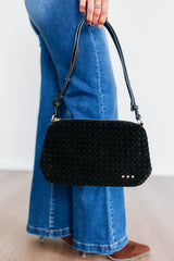 Fallon Suede Shoulder Bag