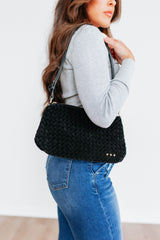 Fallon Suede Shoulder Bag