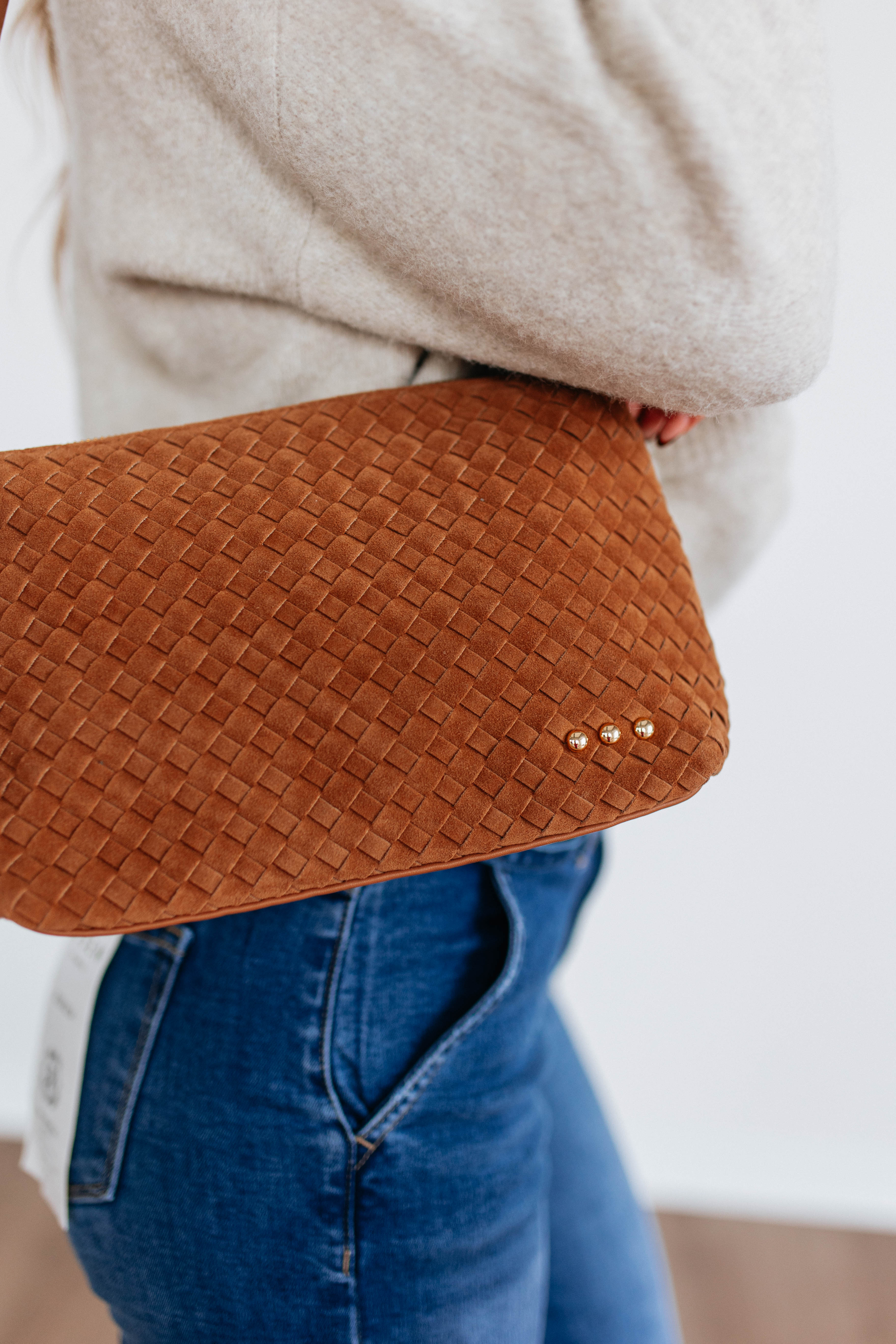 Fallon Suede Shoulder Bag