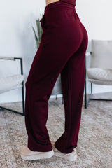 Kirsten Lounge Pants - Dark Cherry