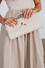 Asha Clutch Crossbody - Cream