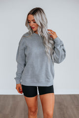 Jandi Lounge Crewneck - Heather Grey