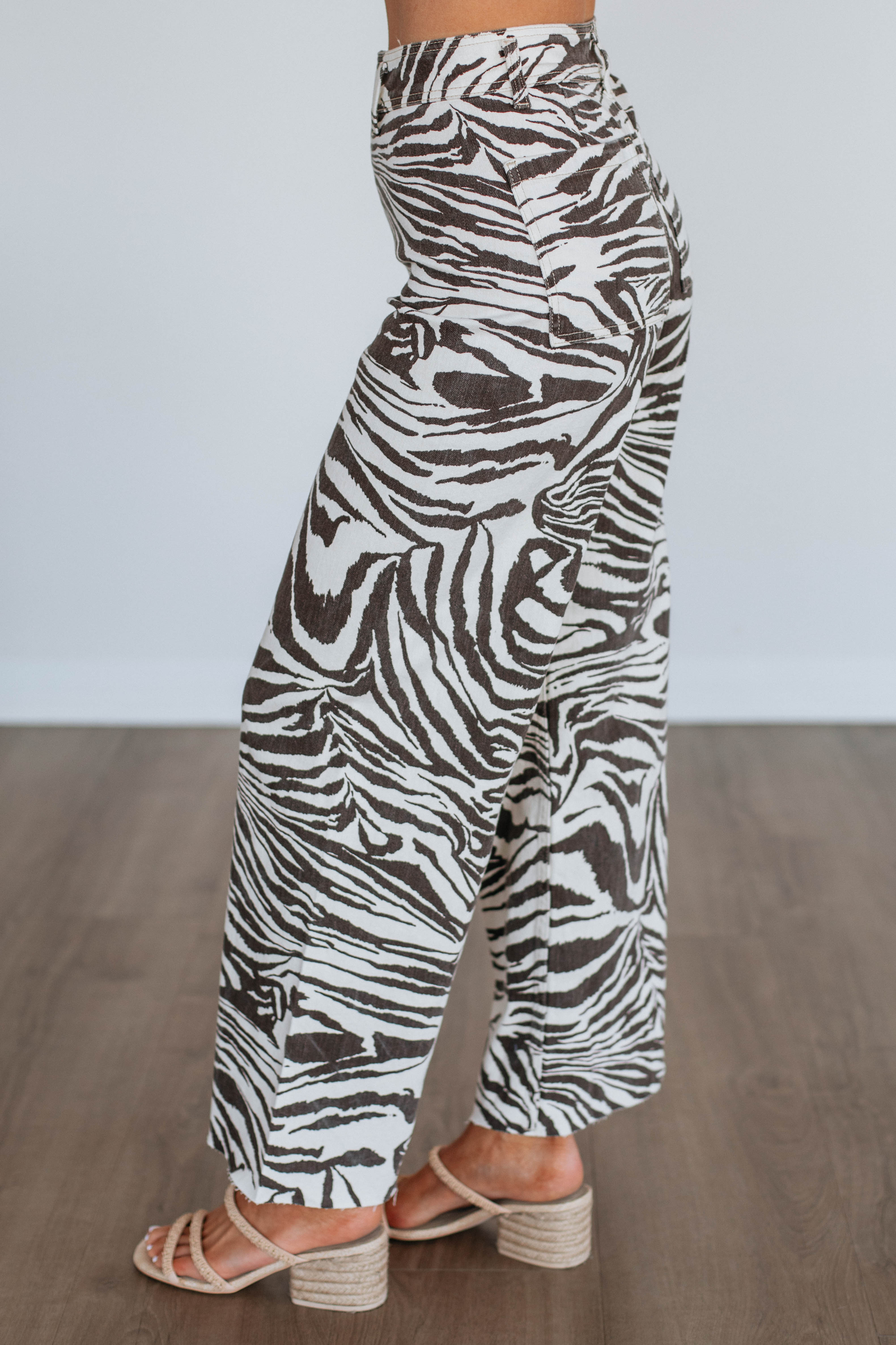 Jazette Wide Leg Pants - Chocolate