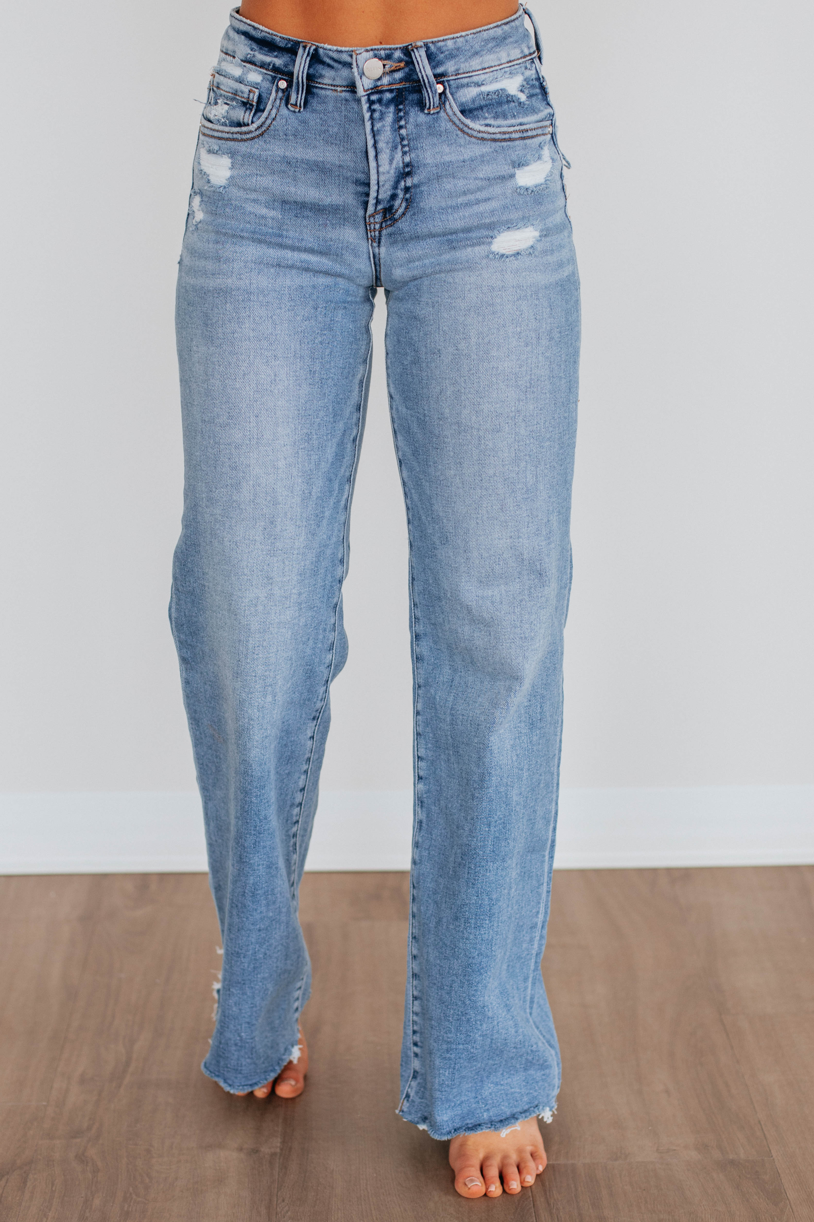 Adelyn Risen Jeans - Medium Wash