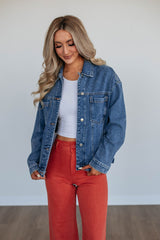 Jessi Denim Jacket - Dark Wash