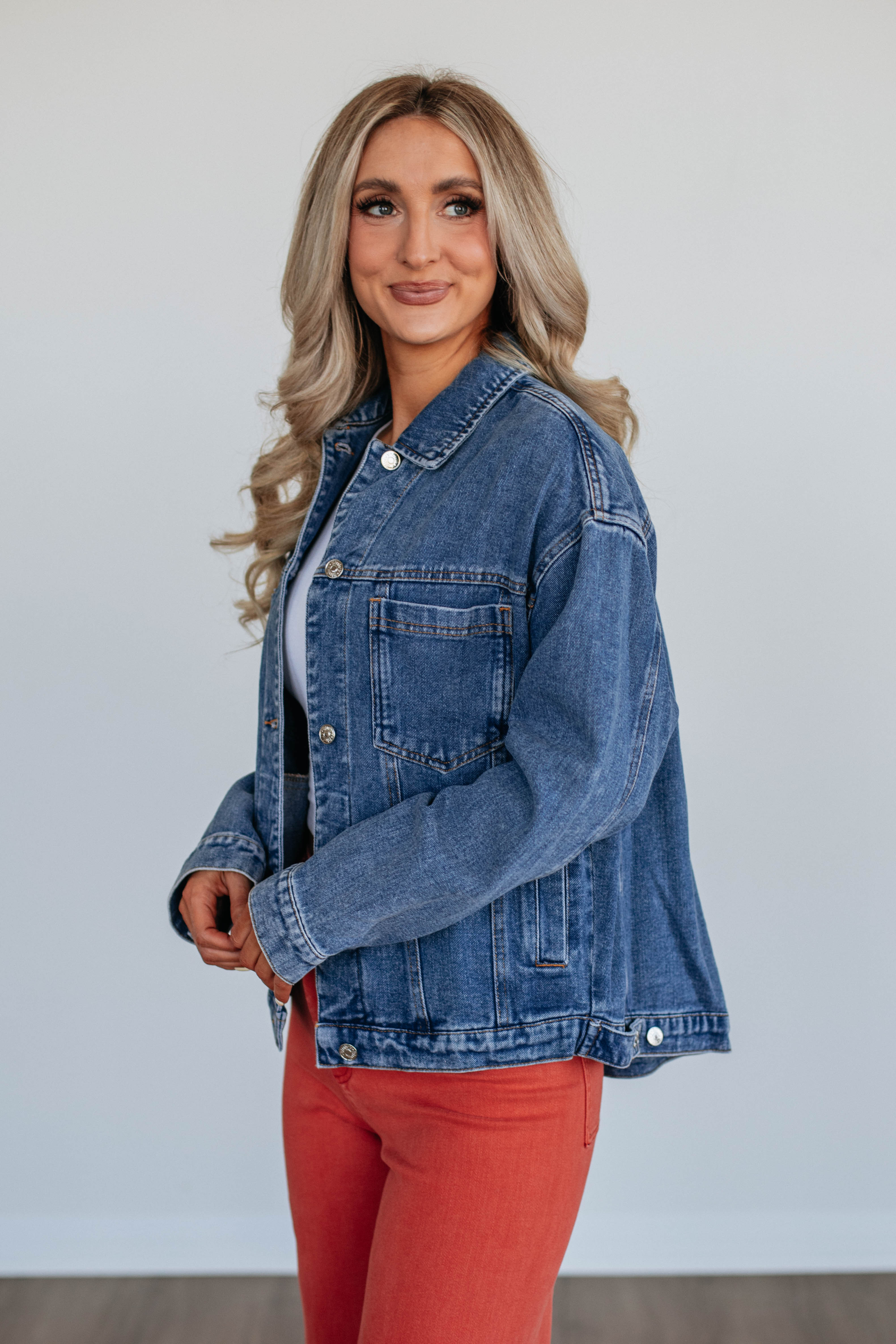 Jessi Denim Jacket - Dark Wash