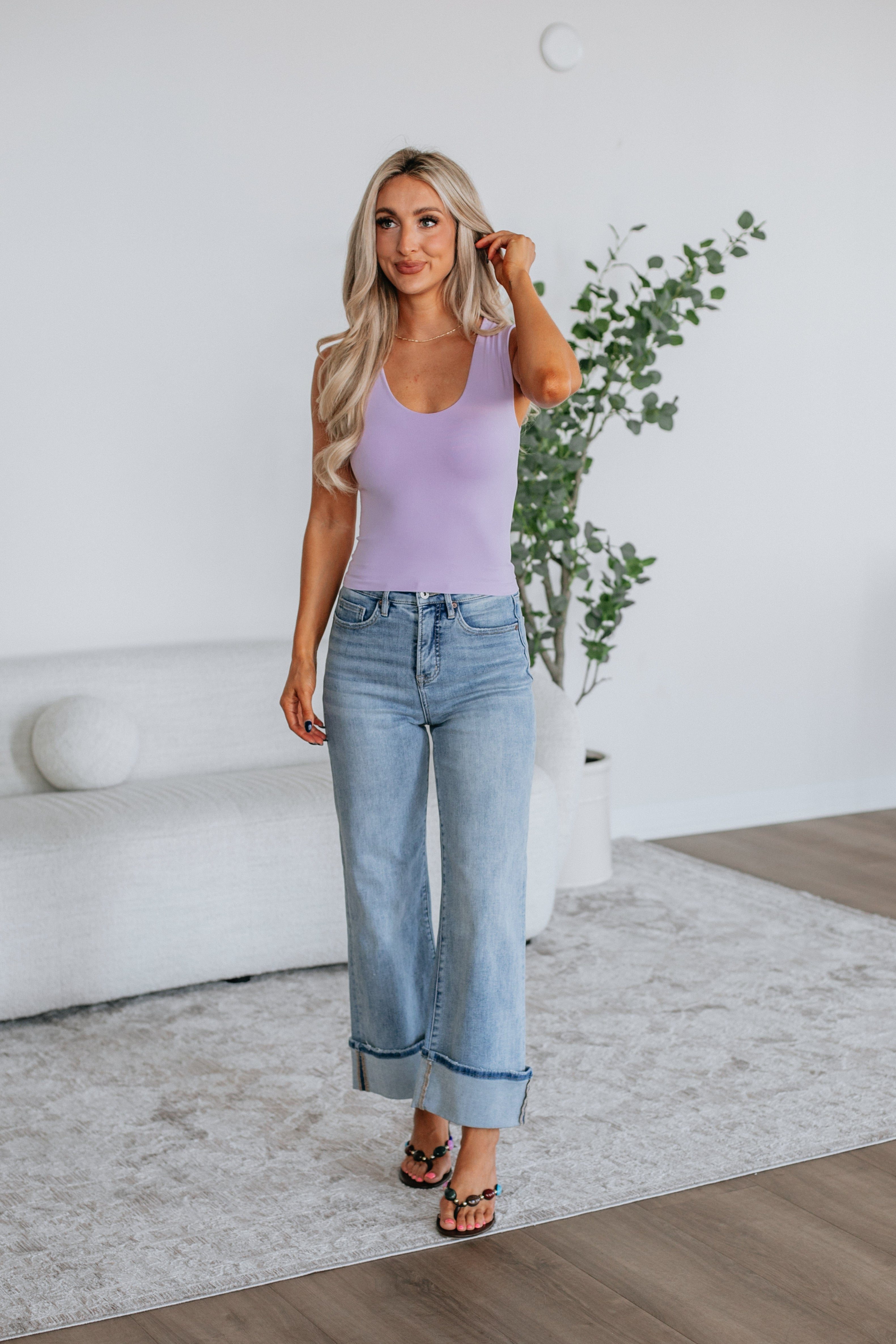 Jetson Seamless Tank - Lavender