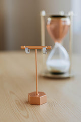 Kally Huggie Hoop Earrings - Silver