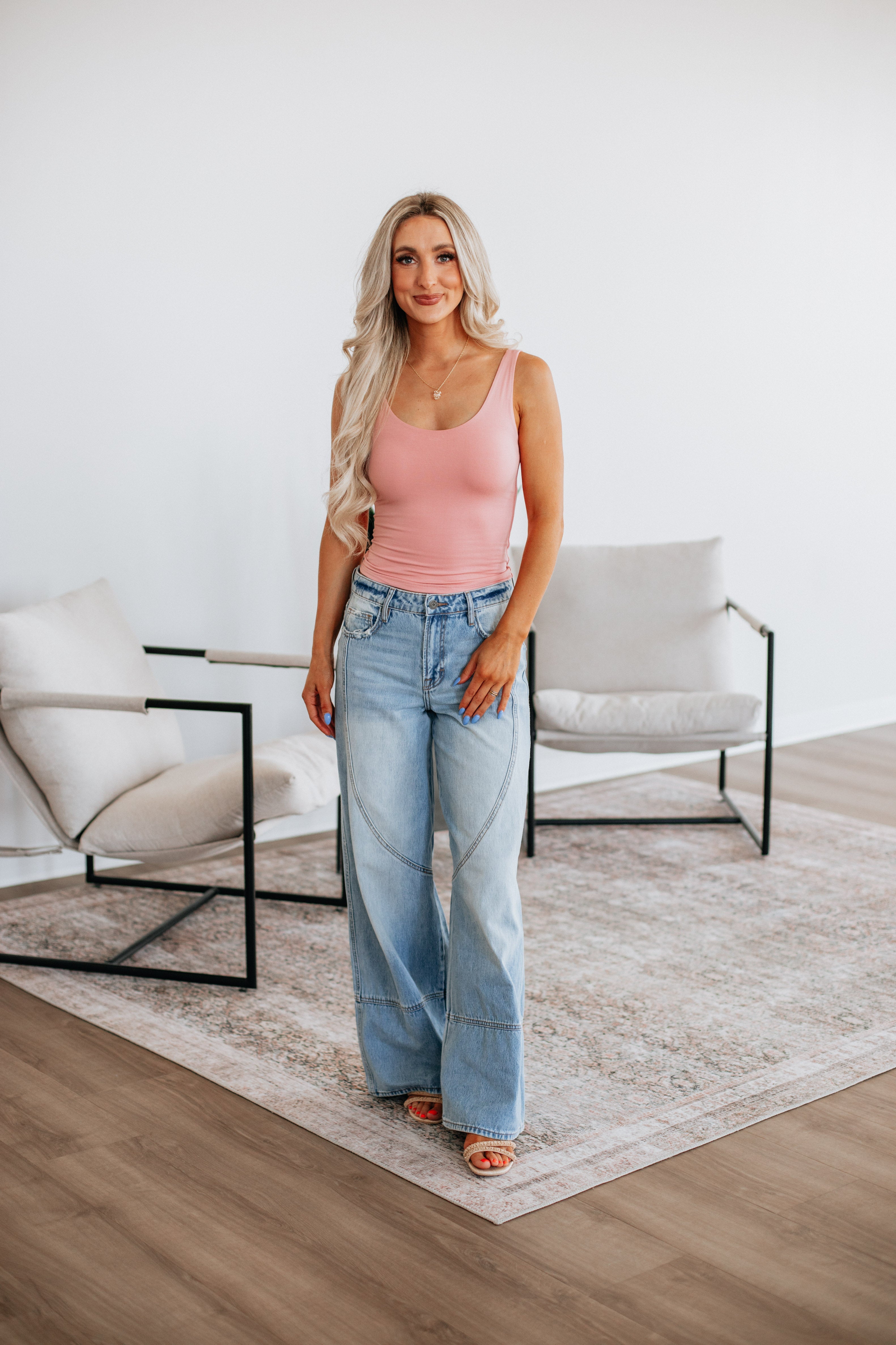 Delta Basic Tank - Blush