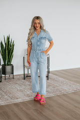 Caroline KanCan Denim Jumpsuit